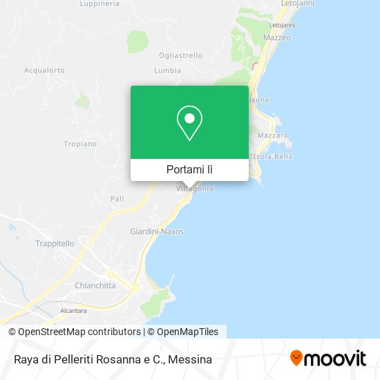 Mappa Raya di Pelleriti Rosanna e C.
