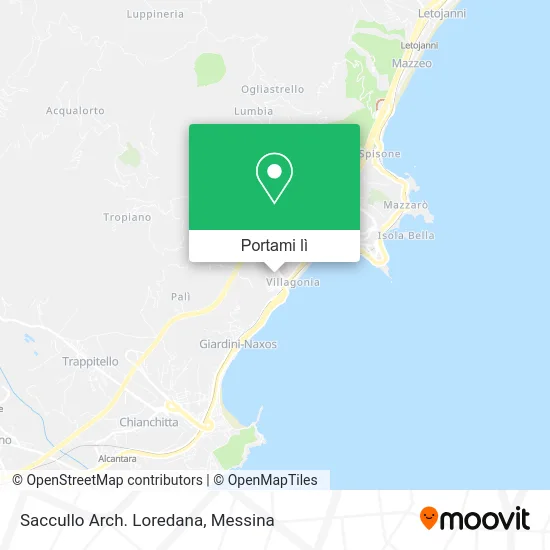 Mappa Saccullo Arch. Loredana