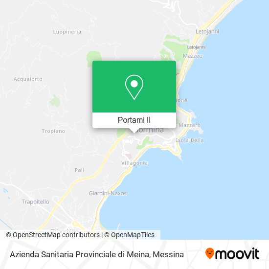 Mappa Azienda Sanitaria Provinciale di Meina