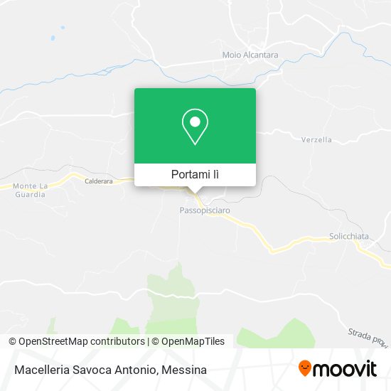 Mappa Macelleria Savoca Antonio