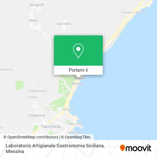 Mappa Laboratorio Artigianale Gastronomia Siciliana