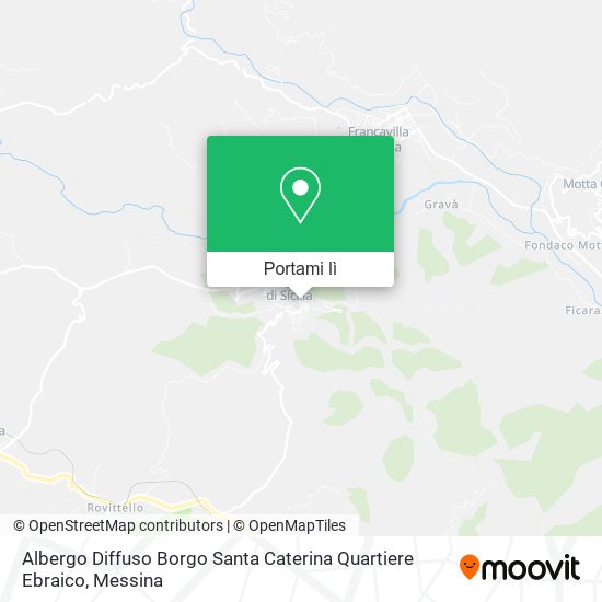 Mappa Albergo Diffuso Borgo Santa Caterina Quartiere Ebraico