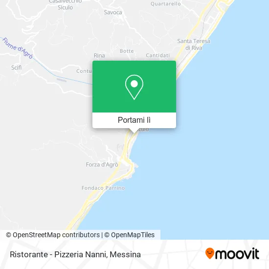 Mappa Ristorante - Pizzeria Nanni