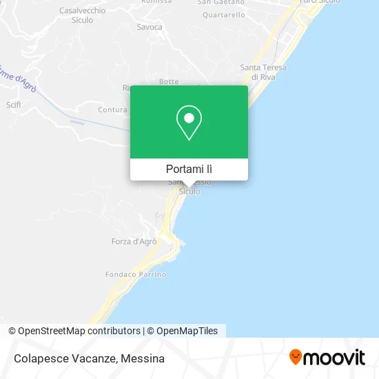 Mappa Colapesce Vacanze