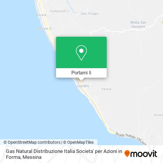 Mappa Gas Natural Distribuzione Italia Societa' per Azioni in Forma