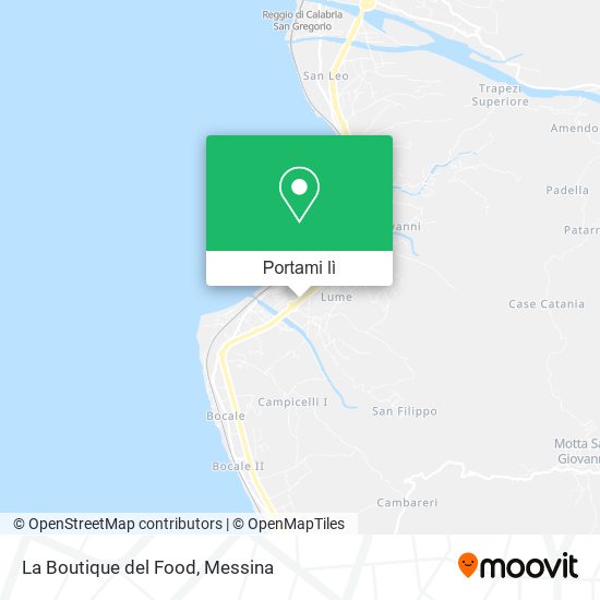 Mappa La Boutique del Food