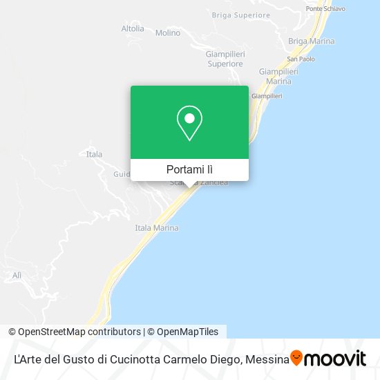 Mappa L'Arte del Gusto di Cucinotta Carmelo Diego