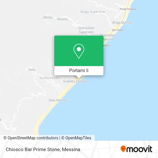 Mappa Chiosco Bar Prime Stone