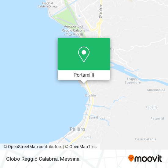 Mappa Globo Reggio Calabria