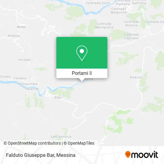 Mappa Falduto Giuseppe Bar