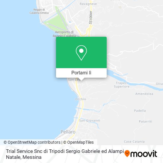Mappa Trial Service Snc di Tripodi Sergio Gabriele ed Alampi Natale