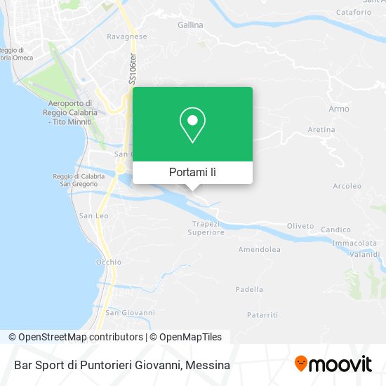 Mappa Bar Sport di Puntorieri Giovanni