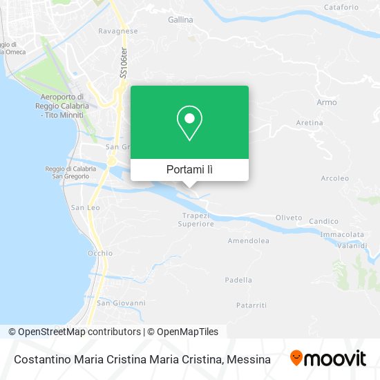 Mappa Costantino Maria Cristina Maria Cristina