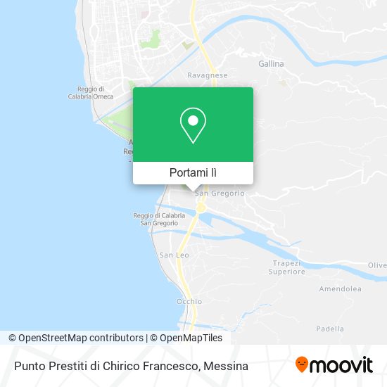 Mappa Punto Prestiti di Chirico Francesco