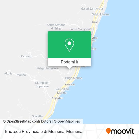 Mappa Enoteca Provinciale di Messina