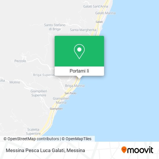 Mappa Messina Pesca Luca Galati