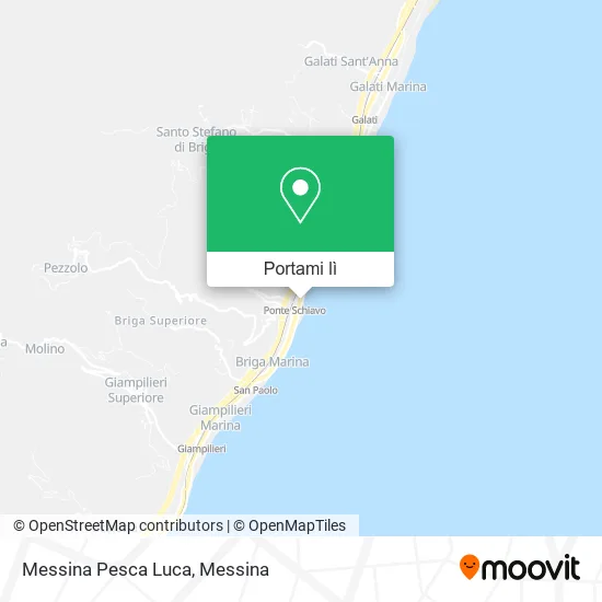 Mappa Messina Pesca Luca