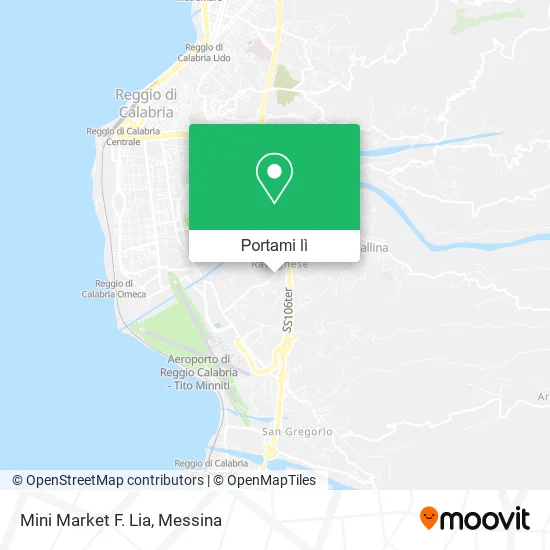 Mappa Mini Market F. Lia