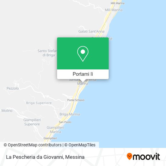 Mappa La Pescheria da Giovanni
