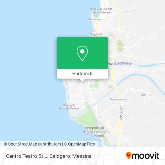 Mappa Centro Teatro St.L. Calogero