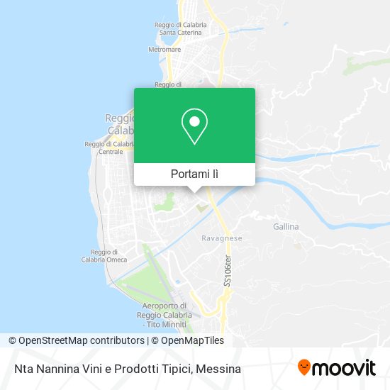 Mappa Nta Nannina Vini e Prodotti Tipici