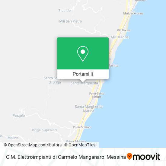 Mappa C.M. Elettroimpianti di Carmelo Manganaro