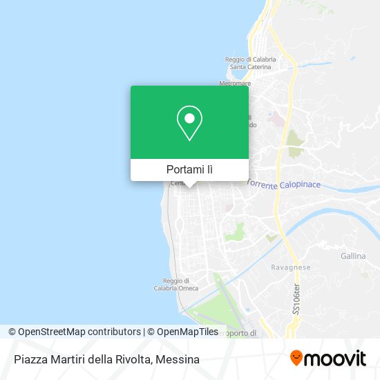 Mappa Piazza Martiri della Rivolta