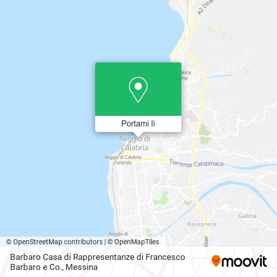 Mappa Barbaro Casa di Rappresentanze di Francesco Barbaro e Co.