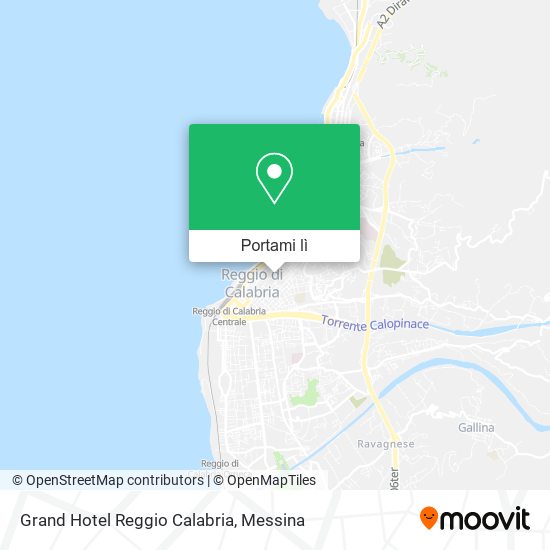 Mappa Grand Hotel Reggio Calabria