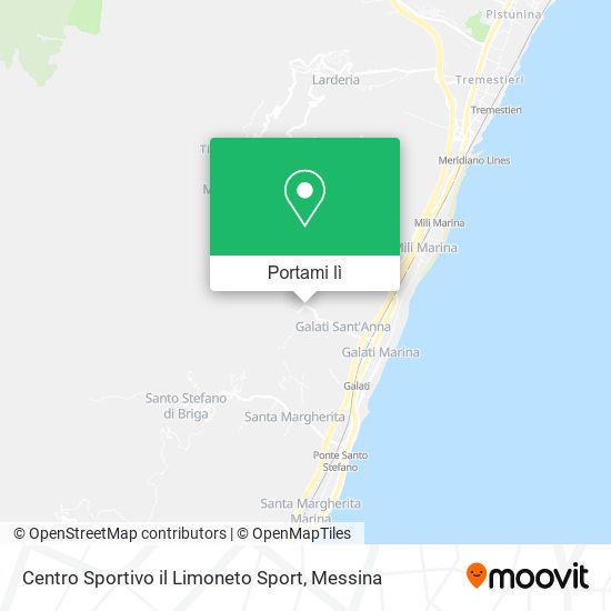 Mappa Centro Sportivo il Limoneto Sport