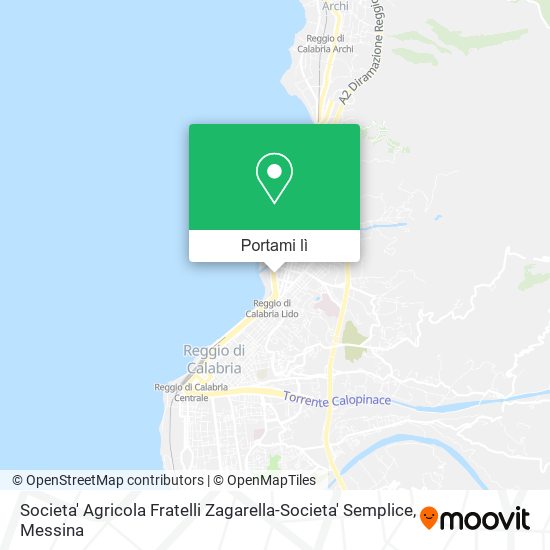 Mappa Societa' Agricola Fratelli Zagarella-Societa' Semplice