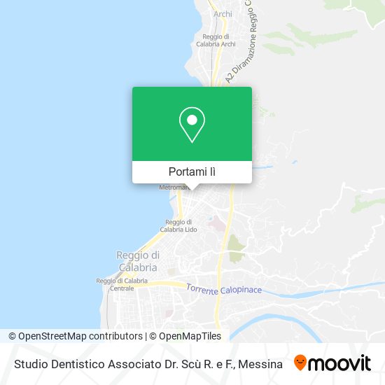 Mappa Studio Dentistico Associato Dr. Scù R. e F.