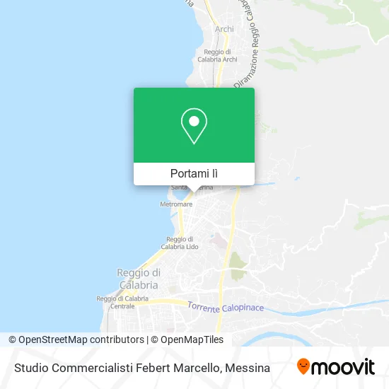 Mappa Studio Commercialisti Febert Marcello