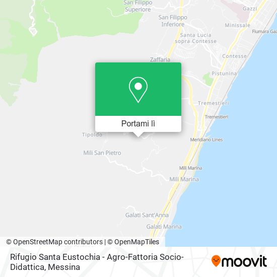 Mappa Rifugio Santa Eustochia - Agro-Fattoria Socio-Didattica