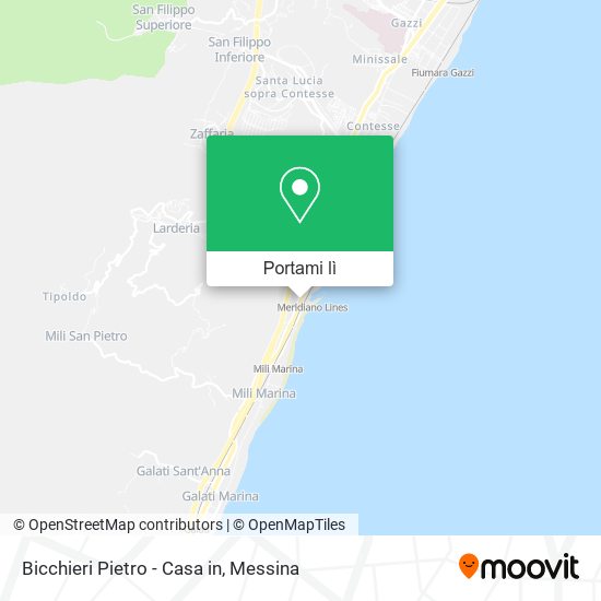Mappa Bicchieri Pietro - Casa in