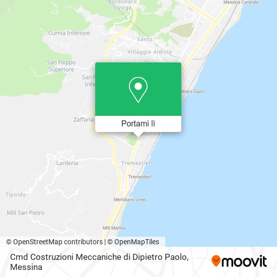 Mappa Cmd Costruzioni Meccaniche di Dipietro Paolo