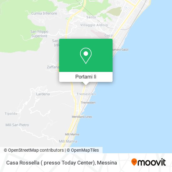 Mappa Casa Rossella ( presso Today Center)