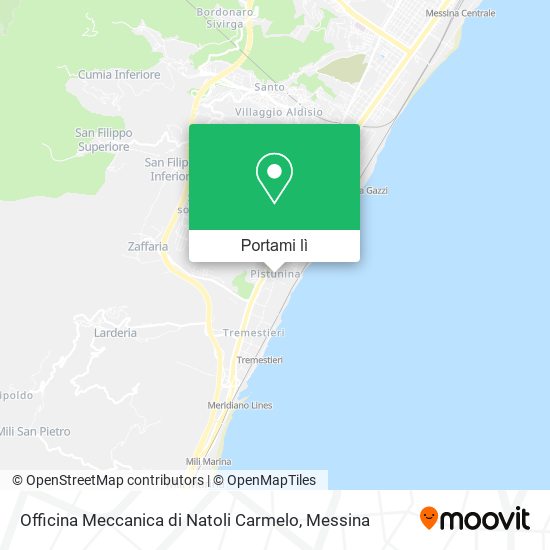 Mappa Officina Meccanica di Natoli Carmelo