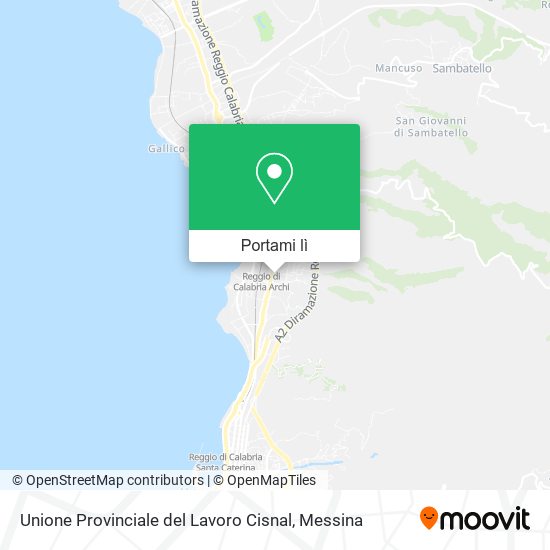 Mappa Unione Provinciale del Lavoro Cisnal