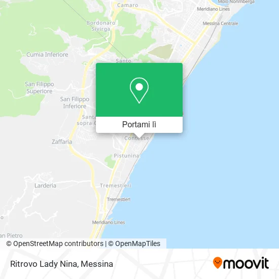 Mappa Ritrovo Lady Nina