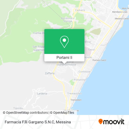 Mappa Farmacia F.lli Gargano S.N.C