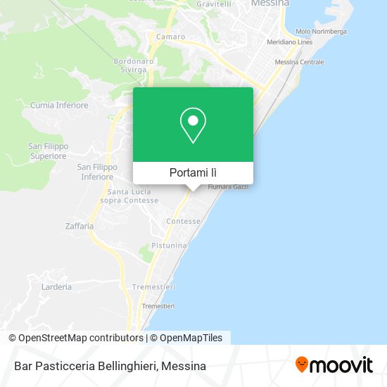 Mappa Bar Pasticceria Bellinghieri