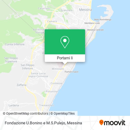 Mappa Fondazione U.Bonino e M.S.Pulejo