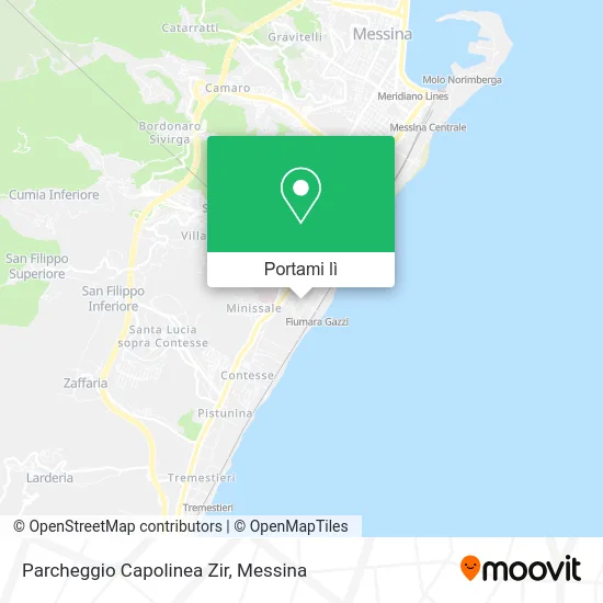 Mappa Parcheggio Capolinea Zir