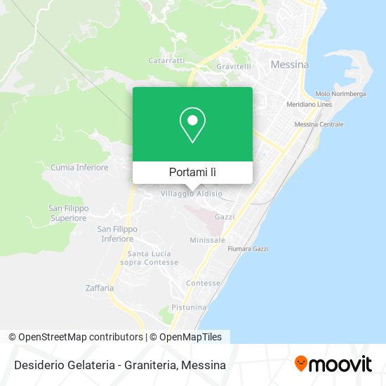 Mappa Desiderio Gelateria - Graniteria