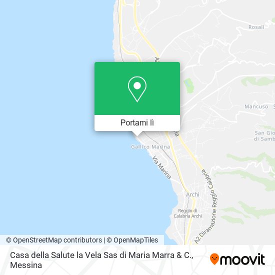 Mappa Casa della Salute la Vela Sas di Maria Marra & C.