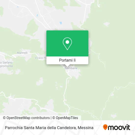 Mappa Parrochia Santa Maria della Candelora