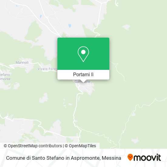 Mappa Comune di Santo Stefano in Aspromonte