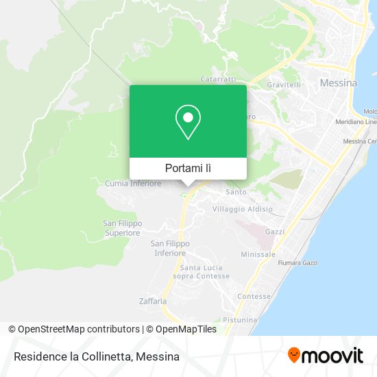Mappa Residence la Collinetta