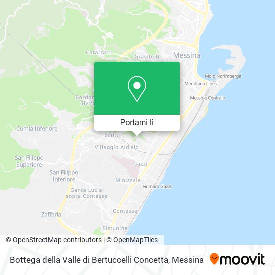 Mappa Bottega della Valle di Bertuccelli Concetta